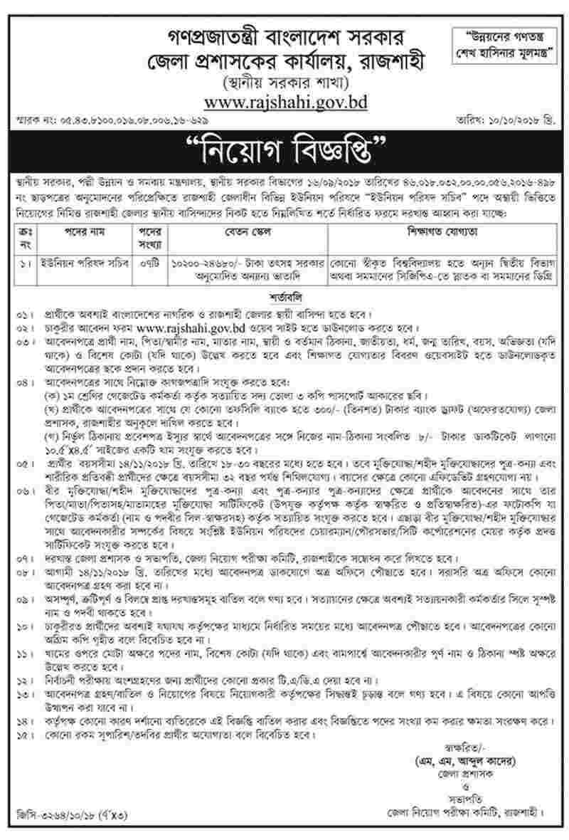 union-parishad-job-circular